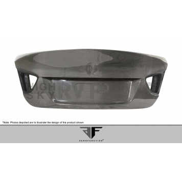 Extreme Dimensions Trunk Lid - Gloss Carbon Fiber Plastic Clear - 107376-2