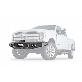 Warn Bumper Ascent 1-Piece Design Steel Black - 100918