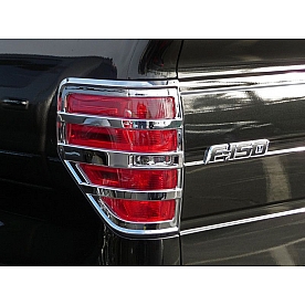 TFP (International Trim) Tail Light Molding - D-Style Chrome Plated - 374D