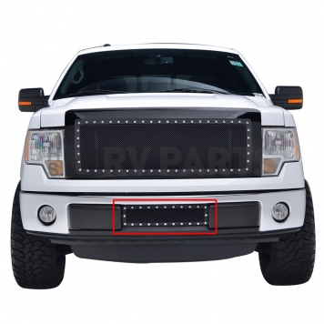Paramount Automotive Bumper Grille Insert Wire Mesh Powder Coated Black Stainless Steel - 460744-3