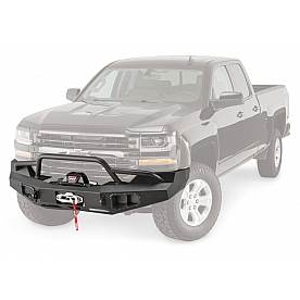 Warn Bumper Ascent 1-Piece Design Steel Black - 100920