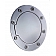 All Sales Fuel Door - Round Aluminum - 6057