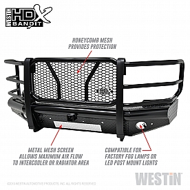Westin Bumper HDX Bandit 1-Piece Design Steel Black - 58-31155
