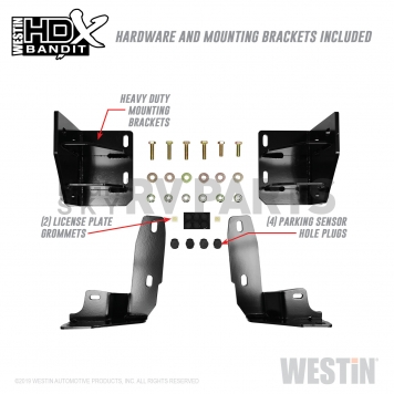 Westin Bumper HDX Bandit 1-Piece Design Steel Black - 58-31155-3