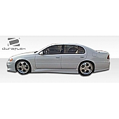 Extreme Dimensions Side Skirt - Primered Fiberglass Reinforced Plastic Black Set of 2 - 101261