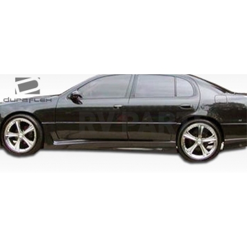 Extreme Dimensions Side Skirt - Primered Fiberglass Reinforced Plastic Black Set of 2 - 101261-1