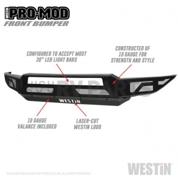 Westin Bumper Modular Pro-Mod Steel Black - 58-41015