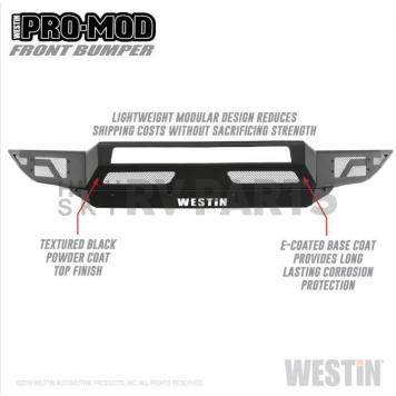Westin Bumper Modular Pro-Mod Steel Black - 58-41015-2
