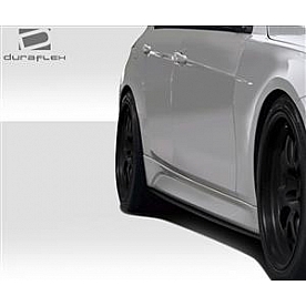 Extreme Dimensions Side Skirt - Matte Fiberglass Reinforced Plastic Black Set of 2 - 109455