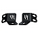 Rigid Lighting Driving/ Fog Light Mounting Bracket 46569