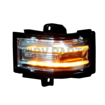Recon Accessories Exterior Mirror Turn Signal Light 64245WHCLX-1