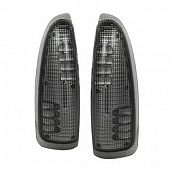 Xtune Exterior Mirror Turn Signal Light LED Amber Set Of 2 - 9924729