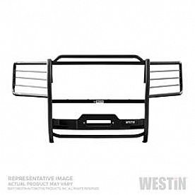 Westin Automotive Grille Guard 1-1/2 Inch Black Powder Coated Steel - 40-93545