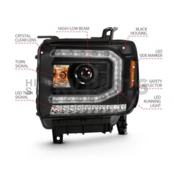 ANZO USA Headlight Assembly 111485-4
