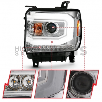 ANZO USA Headlight Assembly 111488-1