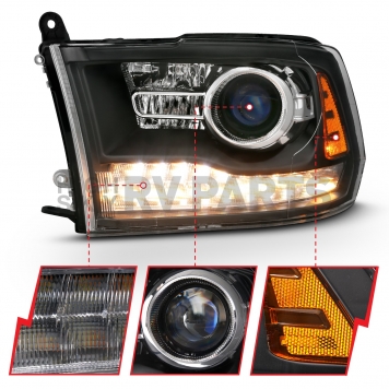 ANZO USA Headlight Assembly 111489-1
