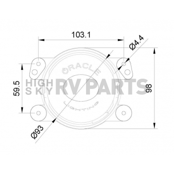 Oracle Lighting Driving/ Fog Light - LED 5846332-5