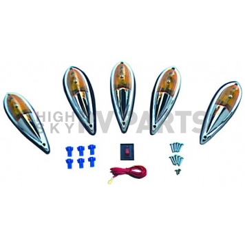 Pacer Performance Roof Marker Light 5 Pieces - 20-105-1