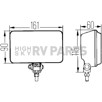 Hella Driving/ Fog Light 005860261-1