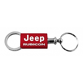 Automotive Gold Key Chain 3718RUBRED