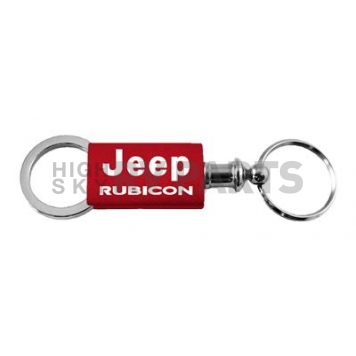 Automotive Gold Key Chain 3718RUBRED