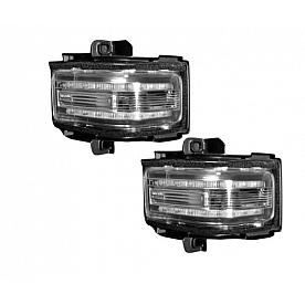 Recon Accessories Exterior Mirror Turn Signal Light 264245AMCL