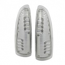 Xtune Exterior Mirror Turn Signal Light LED Amber Set Of 2 - 9924712