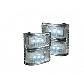 Recon Accessories Exterior Mirror Turn Signal Light 264140WHCL