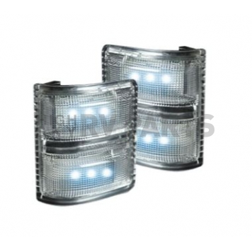 Recon Accessories Exterior Mirror Turn Signal Light 64140WHCLS-1