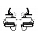 ZROADZ Light Bar Mounting Kit Z385721