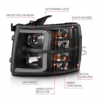 ANZO USA Headlight Assembly 111480-4