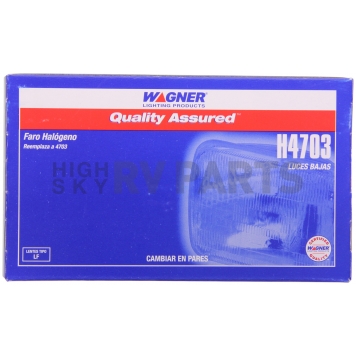 Wagner Lighting Headlight Bulb Single - H4703-2