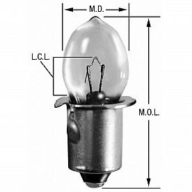 Wagner Lighting Flashlight Bulb BPPR3