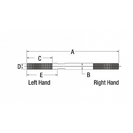 QA1 Rod End Linkage Adjuster - 1698114