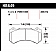 Hawk Performance Brake Pad - HB649F.605