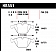 Hawk Performance Brake Pad - HB551F.748