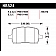 Hawk Performance Brake Pad - HB524F.740