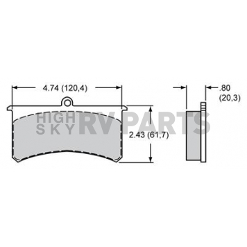 Wilwood Brakes Brake Pad - 15E-6100K