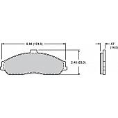Wilwood Brakes Brake Pad - 15E-7442K