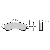 Wilwood Brakes Brake Pad - 15E-8298K