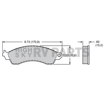 Wilwood Brakes Brake Pad - 15E-8298K