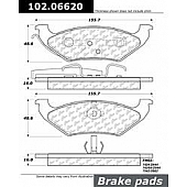 Stop Tech/ Power Slot Brake Pad - 102.06620