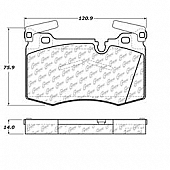 Stop Tech/ Power Slot Brake Pad - 104.14030