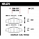 Hawk Performance Brake Pad - HB425F.661