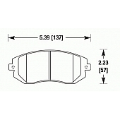 Hawk Performance Brake Pad - HB432B.661