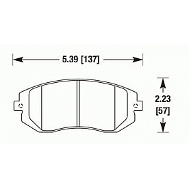 Hawk Performance Brake Pad - HB432B.661