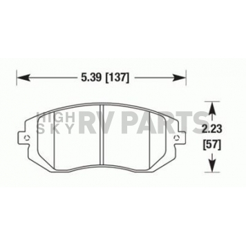 Hawk Performance Brake Pad - HB432B.661