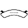 EBC Brakes Brake Pad - DP41663R