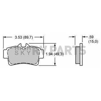 Wilwood Brakes Brake Pad - 15H-8297K