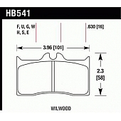 Hawk Performance Brake Pad - HB541E.630